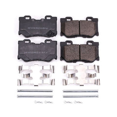 Power Stop 09-13 Infiniti FX50 Rear Z17 Evolution Ceramic Brake Pads w/Hardware