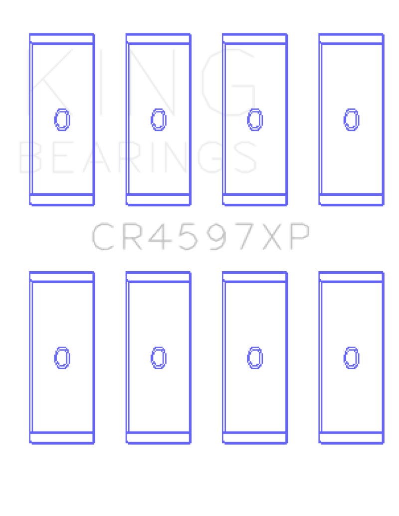 King Engine Bearings Volkswagen 2.0L FSI/TFSI Performance Rod Bearing Set - Size STD (view 2)