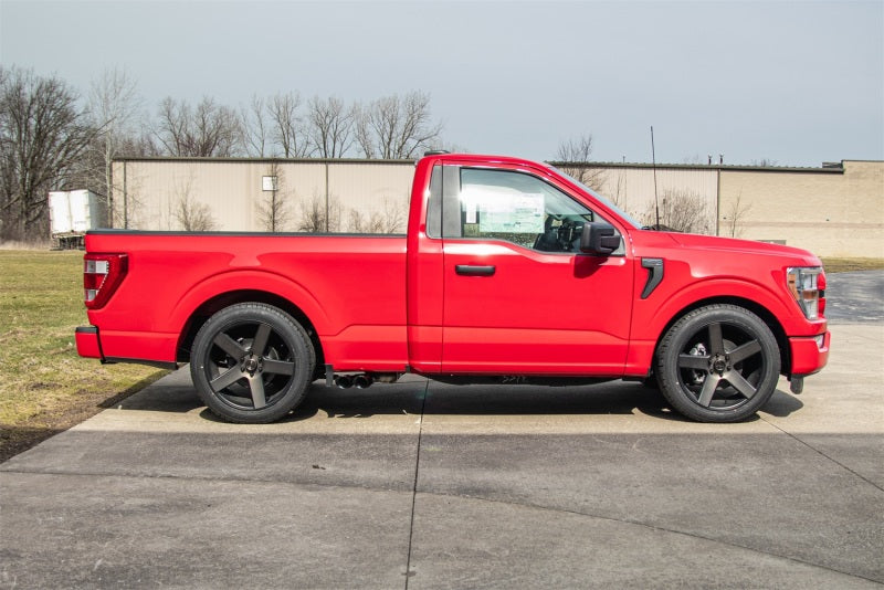 Corsa 2021-2022 Ford F-150 Regular Cab/6.5in Bed 5.0L V8 Xtreme Cat-Back Front of Tire Exit-Black PV (view 2)