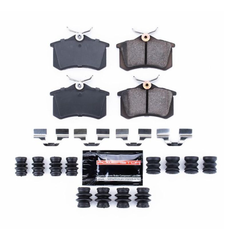 Power Stop 03-04 Audi A4 Rear Z23 Evolution Sport Brake Pads w/Hardware Main image