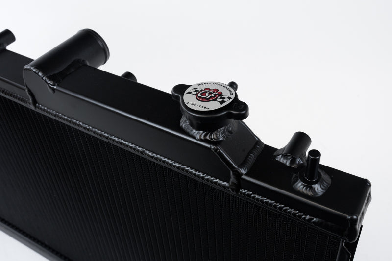 CSF 08-15 Subaru Impreza WRX/STI 1-Row 31mm High-Performance Aluminum Radiator - Black (view 3)