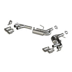 MBRP 16-19 Chevrolet Camaro V6 2.5in AL NPP Dual Axle Back Exhaust w/ 4in Quad Dual Wall Tips (view 2)