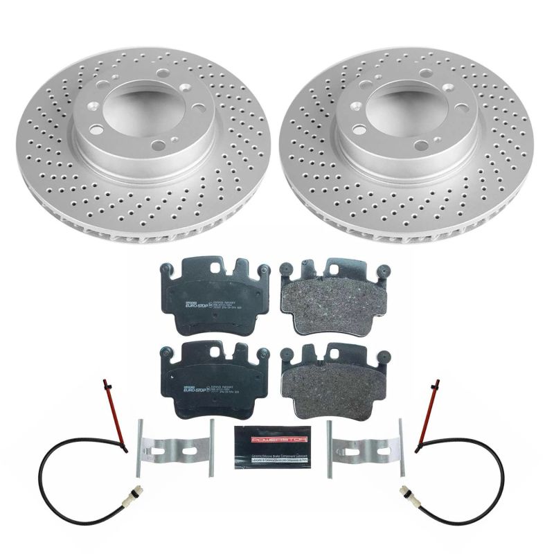 Power Stop 99-05 Porsche 911 Front Euro-Stop Brake Kit Main image