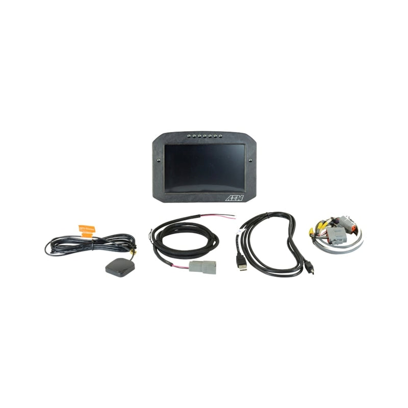 AEM CD-7G Carbon Flush Digital Dash Display w/ Internal 20Hz GPS & Antenna Main image