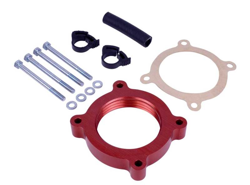 Airaid 11-14 Ford Mustang 3.7L V6 / 11-14 Ford F-150 3.7L V6 PowerAid TB Spacer Main image