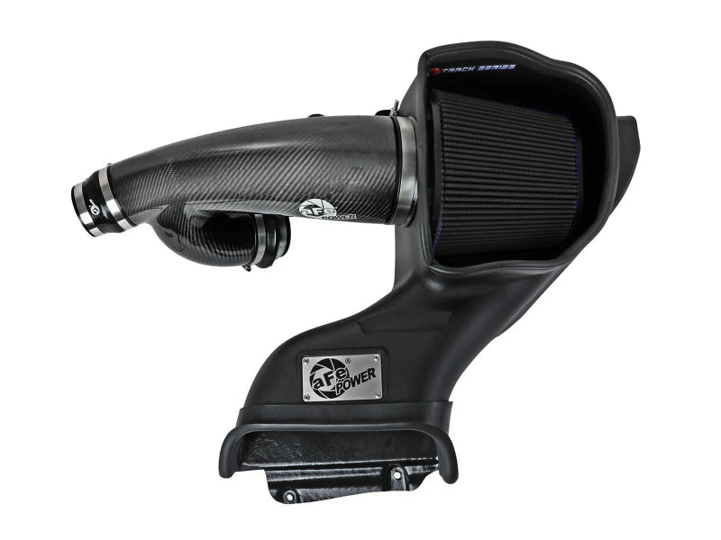 aFe 21-24 Ford F150 Raptor Track Series Carbon Fiber Cold Air Intake System w/ Black Pro 5R Filter (view 4)