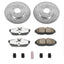Power Stop 05-11 Ford Mustang Rear Z26 Street Warrior Brake Kit