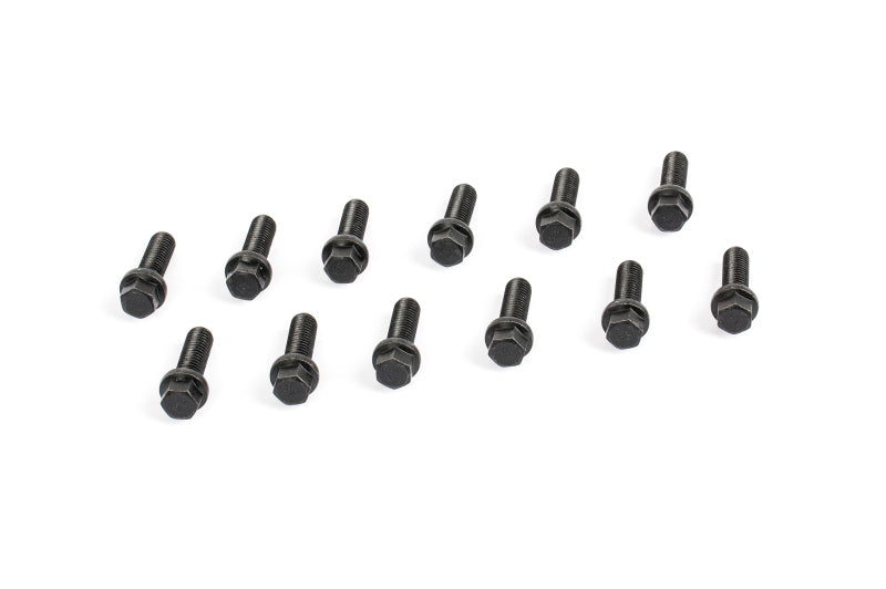 Cometic Header Bolts M8 - 1.25 x 25mm Grade 5 Carbon Steel w/ Compact Head & Black Oxide Finish Main image
