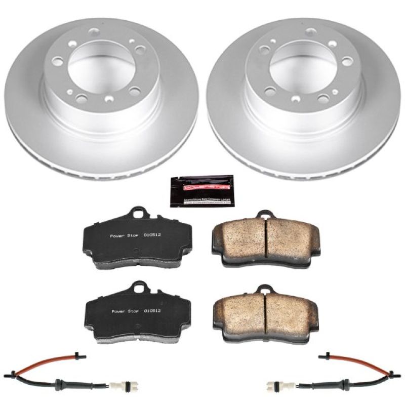Power Stop 97-04 Porsche Boxster Rear Z23 Evolution Sport Coated Brake Kit Main image