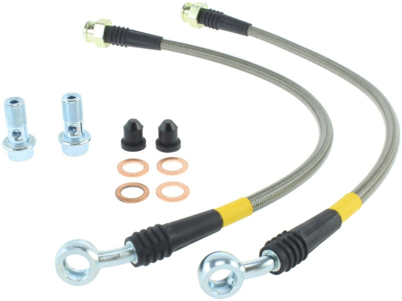 StopTech 2012 Jeep Grand Cherokee (Does Not Fit SRT Models) SS Rear Brake Lines Main image