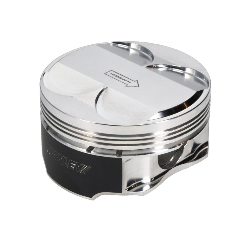 Manley 03-07 Nissan 350Z/ Maxima 81.4mm Stroker 96.0mm +.5 Bore 11.0:1 Dome Piston Set w/Rings Main image
