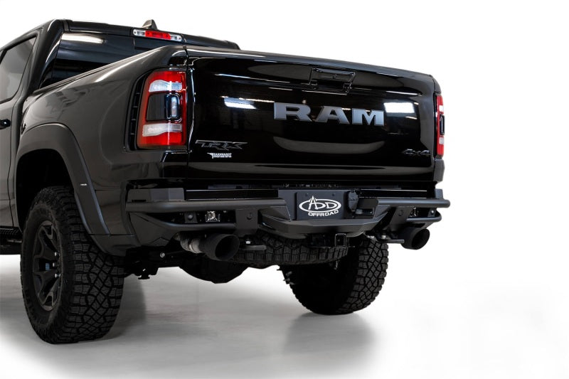 Addictive Desert Designs 2021 Dodge RAM 1500 TRX PRO Bolt-On Rear Bumper w/ Sensors (view 5)