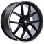 BBS CI-R 20x8.5 5x112 ET32 Satin Black Polished Rim Protector Wheel -82mm PFS/Clip Required