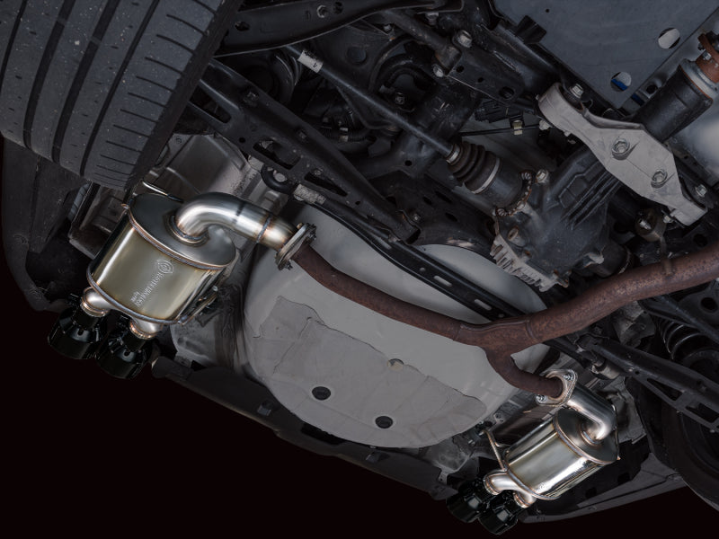 AWE Tuning 22-25 Subaru VB WRX Touring Edition Axle-Back Exhaust - Diamond Black Tips (view 4)