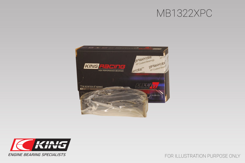 King VW V8/V10 R8/RS6/Huracan (Size 0.25) pMaxKote Coated Main Bearing Set - Size +0.25mm (view 5)