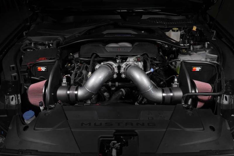 K&N 2024+ Ford Mustang V8 5.0L Typhoon Performance Air Intake System (view 4)