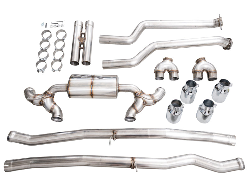 AWE Tuning BMW G90/G99 M5 Touring Edition Cat-Back Exhaust - Chrome Silver Tips (view 19)
