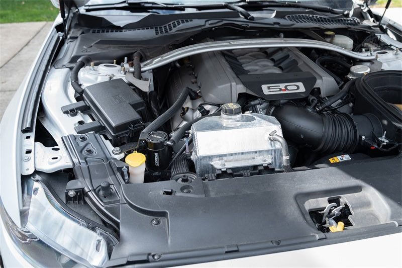 Corsa Performance 15-17 Ford Mustang 3 oz. Aluminum Oil Catch Can W/ Mounting Bracket (view 2)