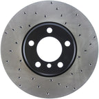 StopTech 12-15 BMW 335i Drilled Left Front Rotor (view 2)