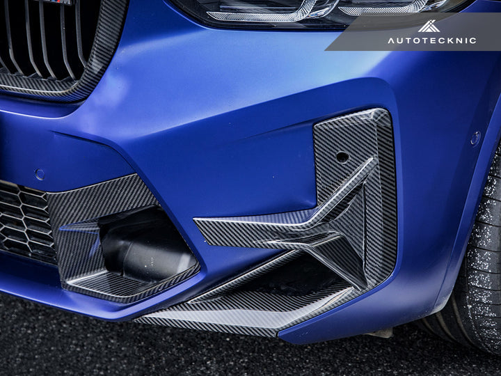 AutoTecknic F97 X3M / F98 X4M LCI Carbon Front Bumper Trim Set Secondary image