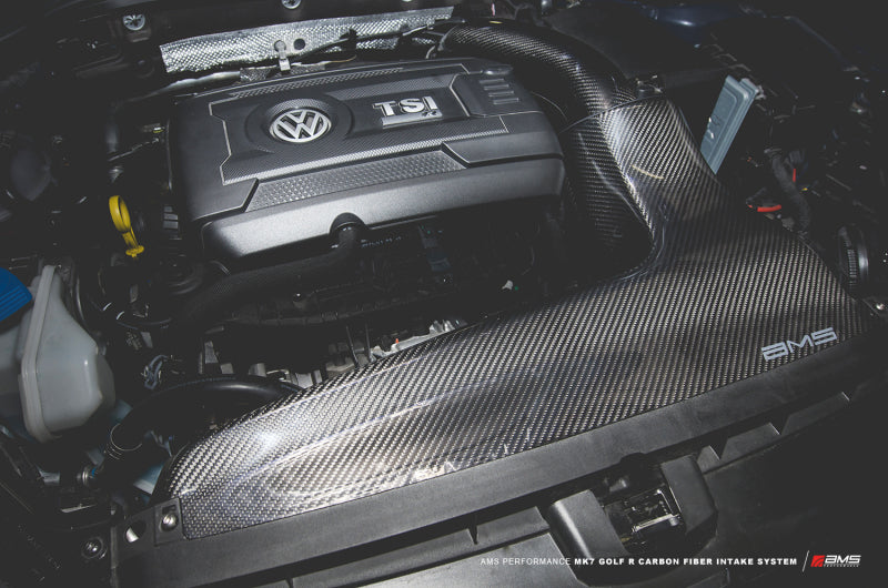AMS Performance 2015+ VW Golf R MK7 Carbon Fiber Intake (view 2)