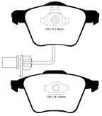EBC 04-08 Audi S4 4.2 Bluestuff Front Brake Pads (view 3)