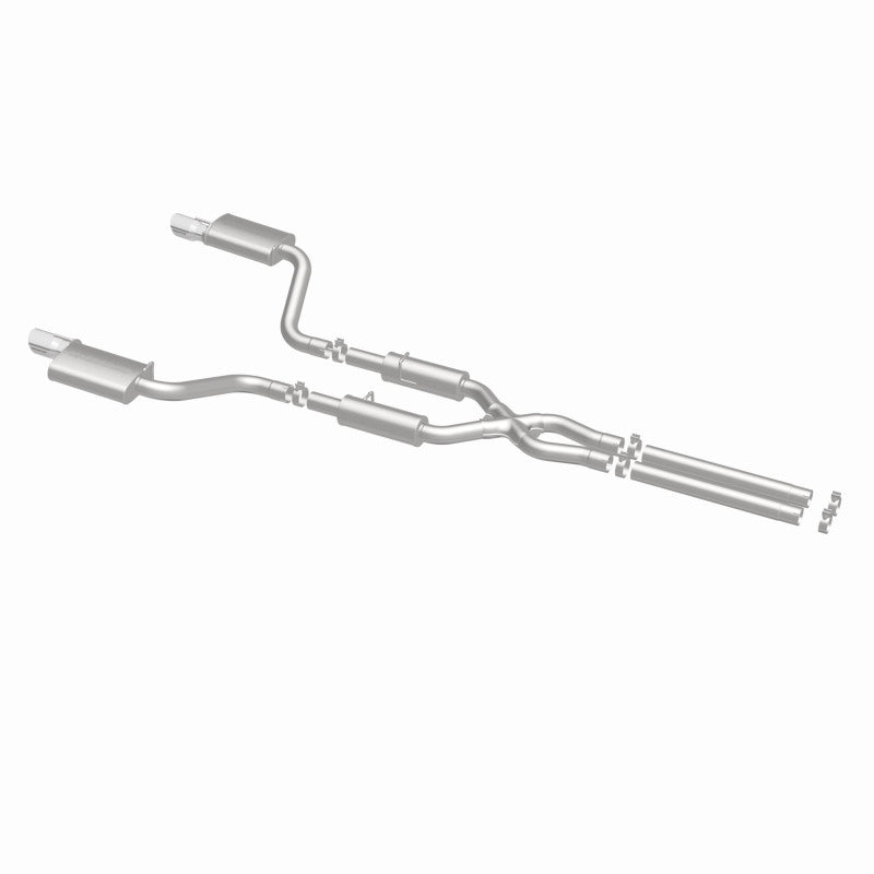 MagnaFlow 11-12 Dodge Charger SRT-8 Hemi Dual Split Rear Exit Stainless Cat-Back Performance Exhaust (view 26)