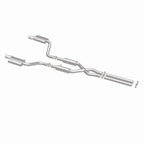 MagnaFlow 11-12 Dodge Charger SRT-8 Hemi Dual Split Rear Exit Stainless Cat-Back Performance Exhaust (view 26)