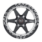 Weld S909 20x10 Ventura 6 Beadlock 6x139.7 ET38 BS7.00 Gloss BLK MIL DIA 106.1 (view 2)
