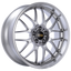 BBS RS-GT 18x8.5 5x120 ET15 Diamond Silver Center Diamond Cut Lip Wheel -82mm PFS/Clip Required