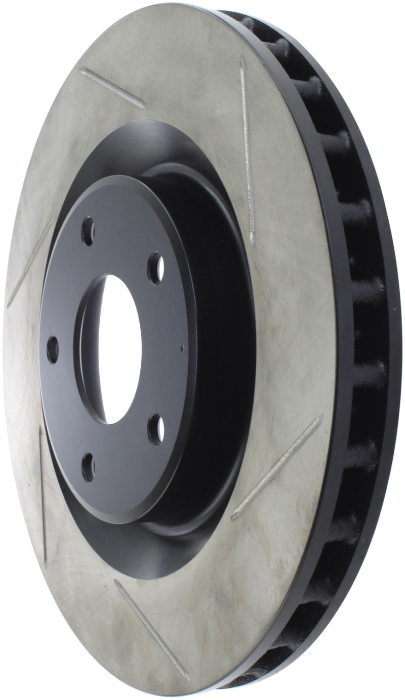 StopTech Power Slot 05-07 Cadillac XLR / 06-09 Chevy Corvette Front Left Slotted Rotors (view 4)