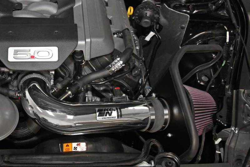 K&N 2015 Ford Mustang GT 5.0L V8 Typhoon Intake Kit (view 5)