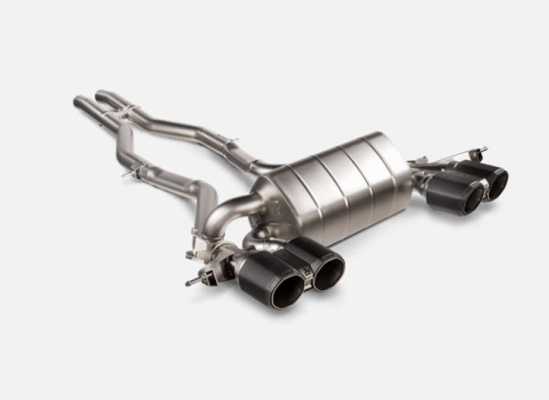 Akrapovic 2021+ BMW M3 (G80)/M4 (G82) Slip-On Line (Titanium) (Req. Tips) Main image