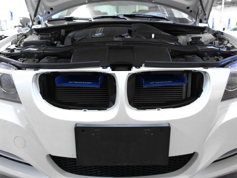 aFe MagnumFORCE Intakes Scoops AIS BMW 335i (E90/92/93) 07-13 L6-3.0L (Blue) (view 2)