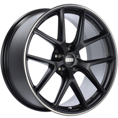 BBS CI-R 20x9 5x112 ET25 Satin Black Polished Rim Protector Wheel -82mm PFS/Clip Required