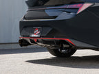 aFe Takeda Hyundai Elantra N 22-23 L4-2.0L (t) 3in 304 SS Cat-Back Exhaust w/ Black Tips (view 2)