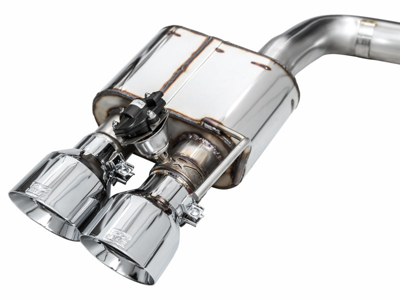 AWE 2024 Ford Mustang GT Fastback S650 RWD SwitchPath Cat-Back Exhaust w/ Quad Chrome Silver Tips (view 16)