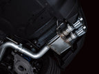 AWE 2024 Ford Mustang GT Fastback S650 RWD SwitchPath Cat-Back Exhaust w/ Quad Chrome Silver Tips (view 9)
