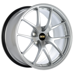 BBS RI-A 19x12 5x130 ET45 CB71.6 Diamond Silver Wheel -82mm PFS/Clip Required