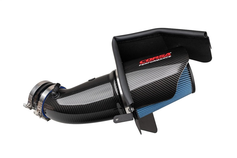Corsa 19-21 Dodge Challenger SRT/Hellcat/Redeye/Demon Carbon Fiber Air Intake w/ MaxFlow 5 Oil Filt. Main image