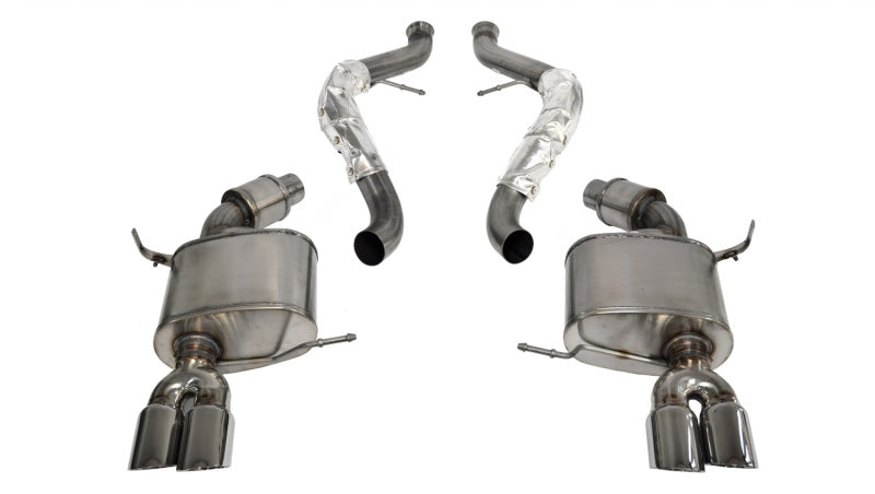Corsa 08-12 BMW M3 E90 Polished Sport Cat-Back Exhaust Main image