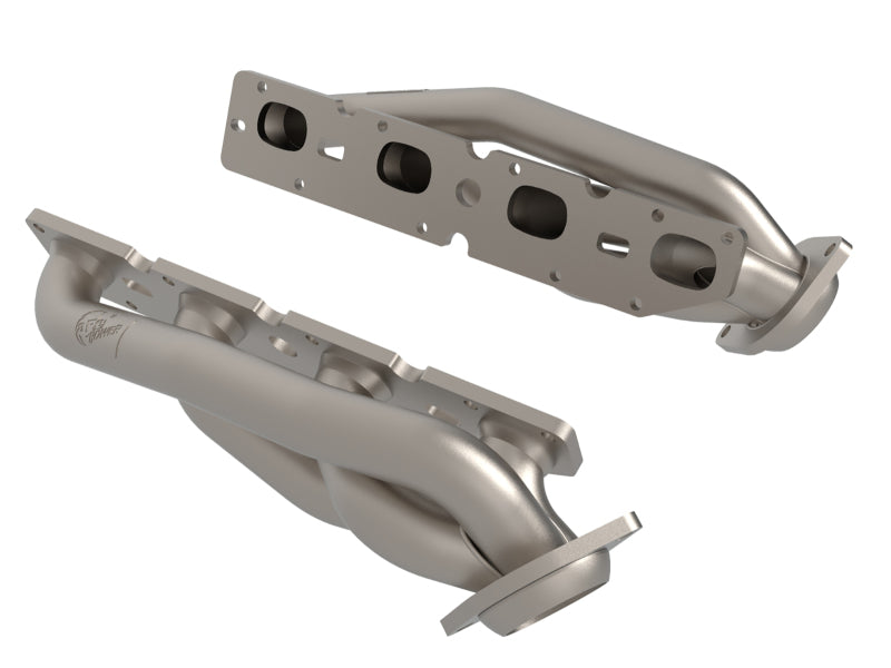 aFe Twisted Steel 11-21 Jeep Grand Cherokee (WK2) 5.7L V8 Headers - Titanium (Ceramic Coated) (view 6)