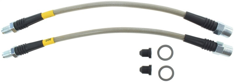 StopTech 12-13 BMW 335i SS Rear Brake Lines (view 3)