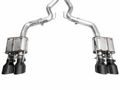 AWE 2024 Ford Mustang Dark Horse S650 RWD SwitchPath Cat-Back Exhaust w/ Quad Diamond Black Tips