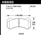 Hawk 09-11 Nissan GT-R HPS Street Front Brake Pads (view 2)