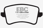 EBC 09-11 Audi A4 2.0 Turbo Yellowstuff Rear Brake Pads (view 3)