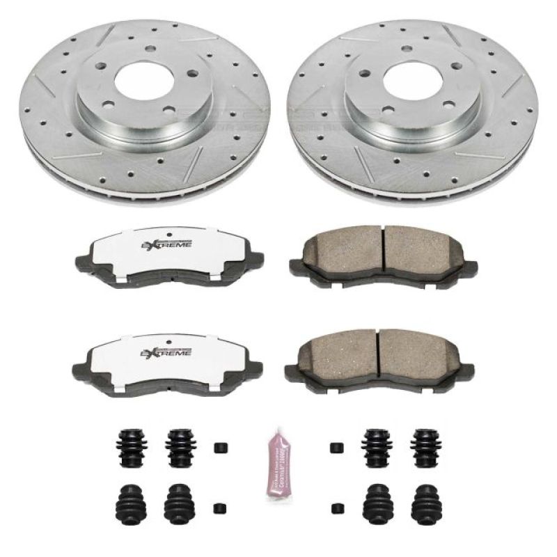 Power Stop 11-14 Chrysler 200 Front Z26 Street Warrior Brake Kit Main image