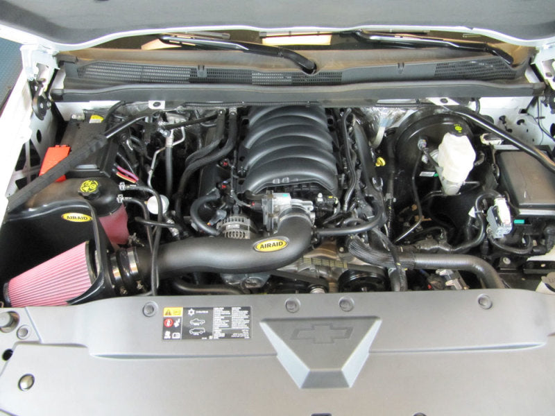 Airaid 2014 GM 1500 Pickup/ 2015 GM Tahoe/Yukon 5.3L MXP Intake System w/ Tube (Dry / Red Media) Secondary image