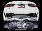 AWE Tuning 2019+ BMW M340i (G20) Track Edition Exhaust - Quad Diamond Black Tips (view 3)