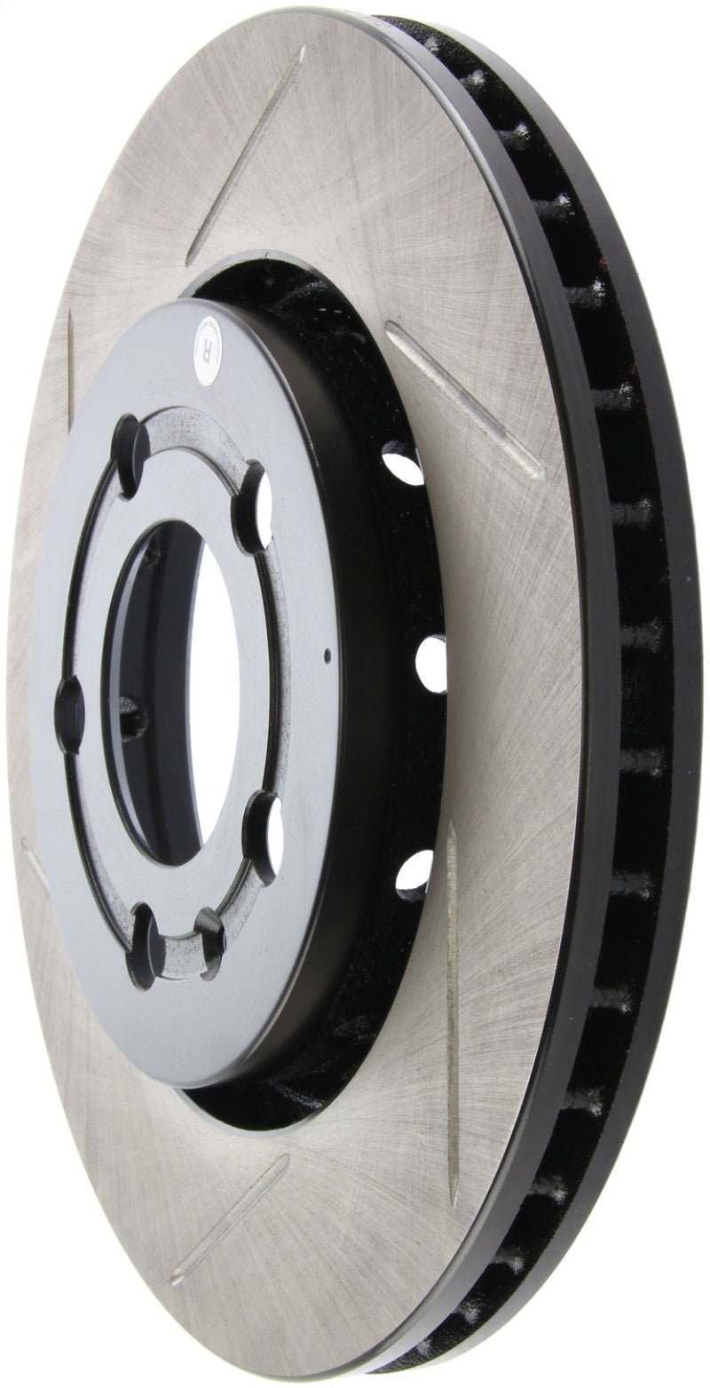 StopTech Power Slot 04-06 Audi TT Quattro / 04 VW Golf R32 Left Rear Slotted Rotor (view 5)